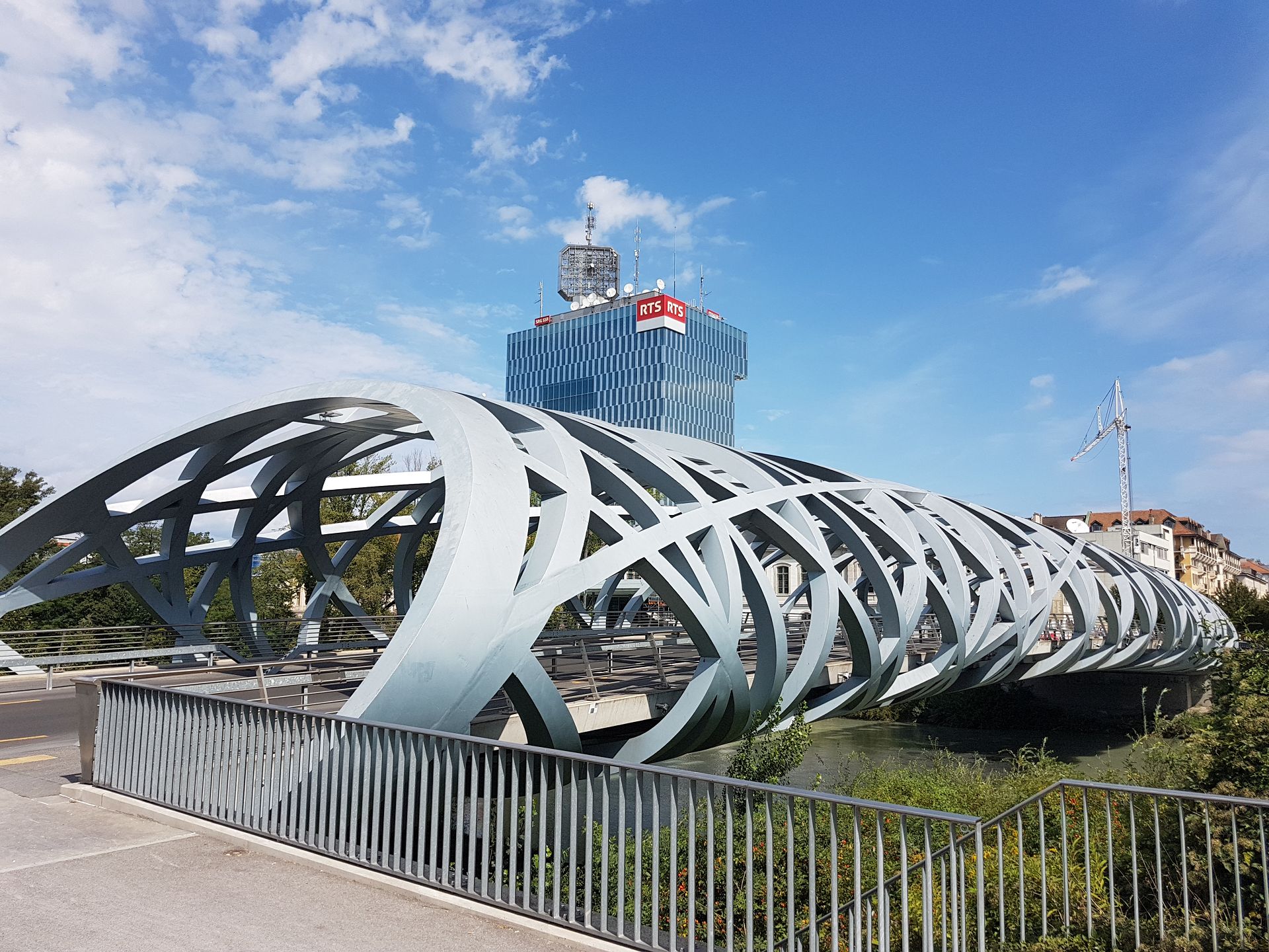 Hans Wilsdorf Bridge, Geneva